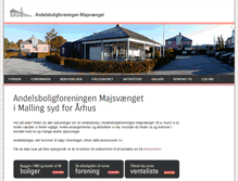Tablet Screenshot of ab-majsvaenget.dk